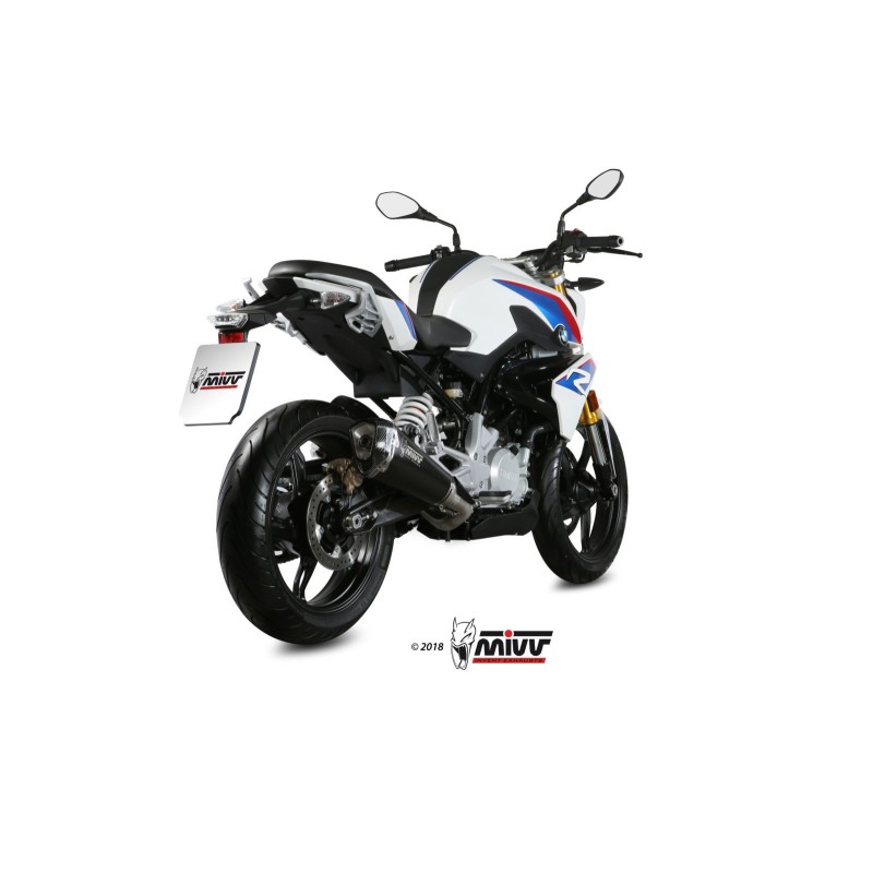 escape completo mivv 1x1 delta race black bmw g 310 r 2018 24 b 032 ldrb