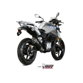 escape completo mivv 1x1 delta race black bmw g 310 gs 2017 24 b 035 ldrb 2