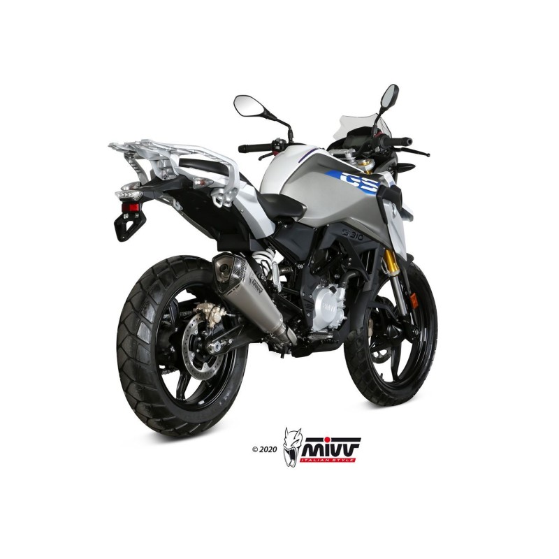 escape completo mivv 1x1 delta race st steel bmw g 310 gs 2017 24 b 035 ldrx