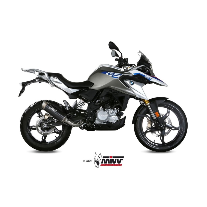 escape completo mivv 1x1 gp pro black bmw g 310 gs 2017 24 b 035 lxbp