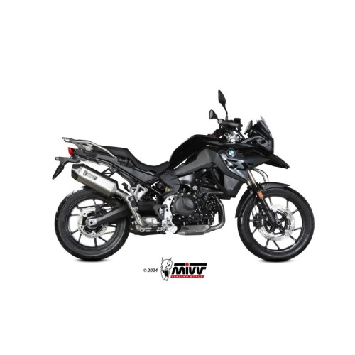 silencioso mivv speed edge st acero carbono bmw f 800 gs 2024 26 b 044 lrx