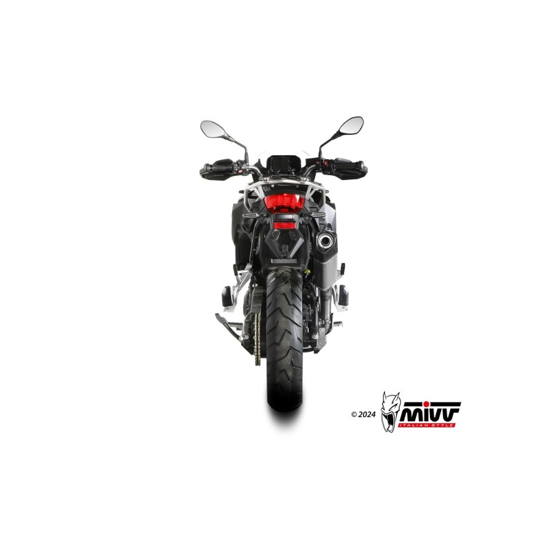 silencioso mivv speed edge st acero carbono bmw f 800 gs 2024 26 b 044 lrx