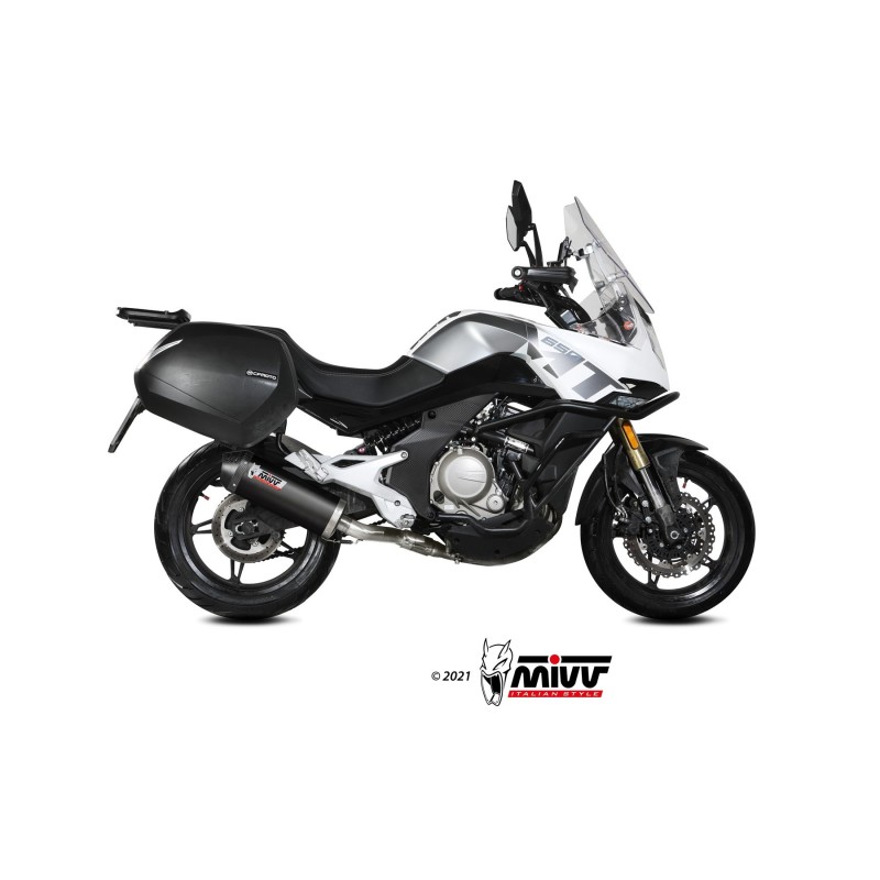 silencioso mivv oval acero negro carbon cf moto 650mt 2021 24 cf 002 lvc
