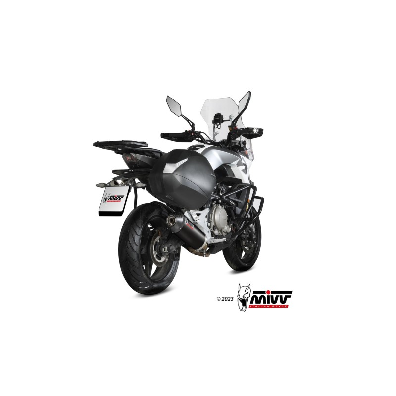 silencioso mivv oval acero negro carbon cf moto 650mt 2021 24 cf 002 lvc