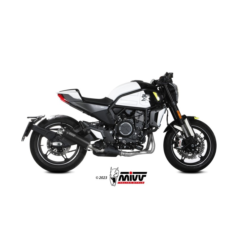 silencioso mivv hr 1 black cf moto 700 cl x 2023 26 cf 003 lh1ba