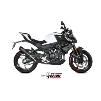 silencioso mivv gp carbono con tapa de carbono cf moto 450nk 2023 24 cf 004 l2sc 2