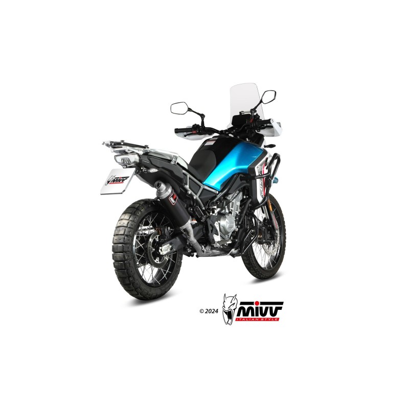 silencioso mivv dakar black cf moto 450mt 2024 26 cf 005 ldkb