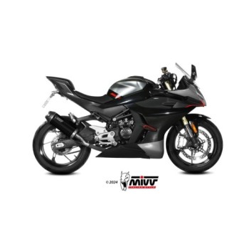 silencioso mivv ak 1 black con tapa de carbono cf moto 450sr 2023 26 cf 008 lzk 2