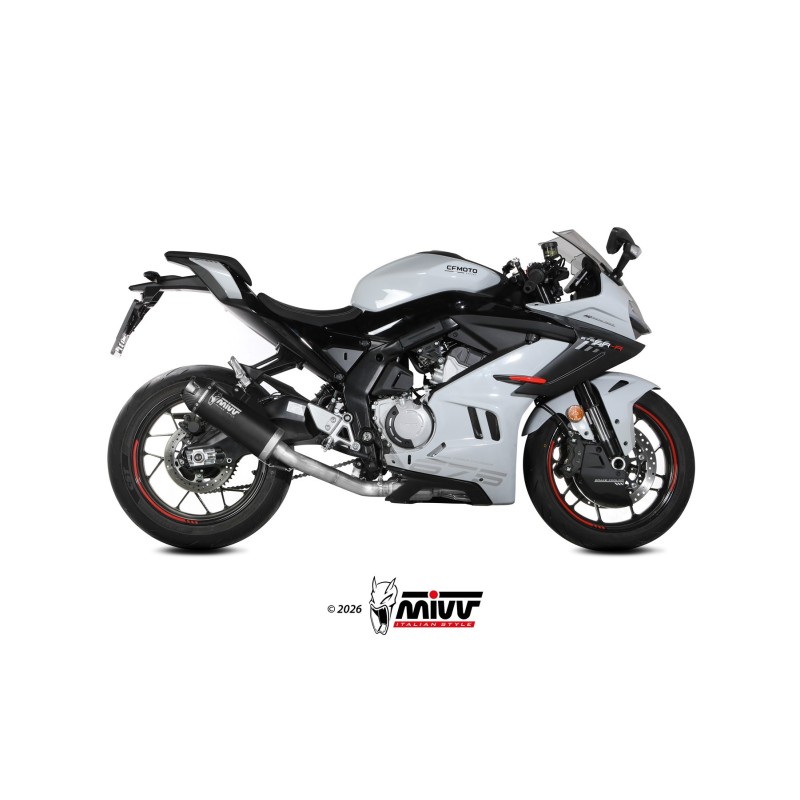 escape completo mivv 3x1 ak 1 black con tapa de carbono cf moto 675sr r 2025 26 cf 010 lzk