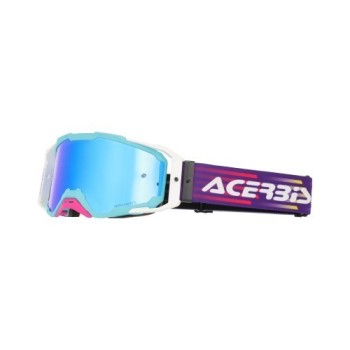 gafas off road acerbis vitrion mirror 0027520 motocross enduro lente espejo violeta