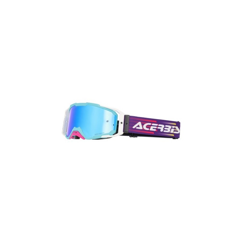 gafas off road acerbis vitrion mirror 0027520 motocross enduro lente espejo violeta