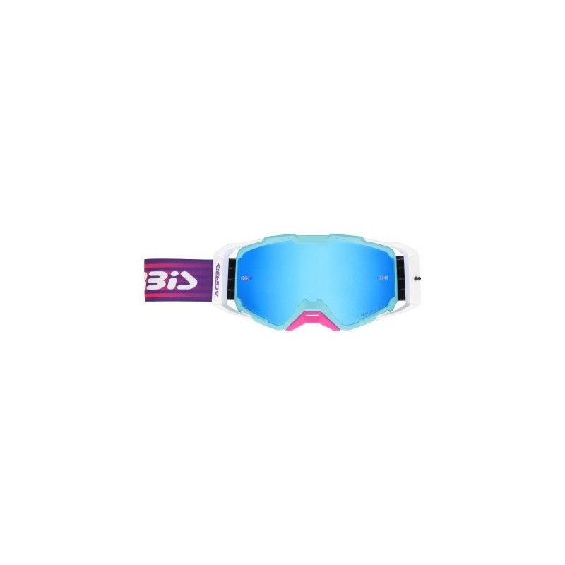 gafas off road acerbis vitrion mirror 0027520 motocross enduro lente espejo violeta