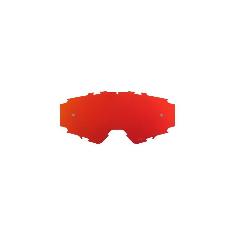 lente espejo acerbis vitrion 0027523 110 roja para gafas off road