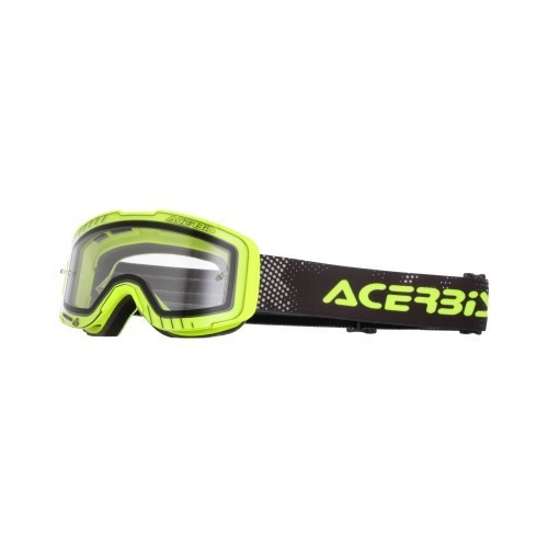 gafas infantiles off road acerbis vanguard kid 0027525 063 amarillo fluor lente transparen