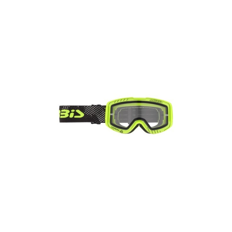 gafas infantiles off road acerbis vanguard kid 0027525 063 amarillo fluor lente transparen