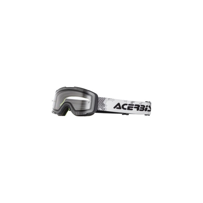 gafas infantiles off road acerbis vanguard kid 0027525 090 negras lente transparente