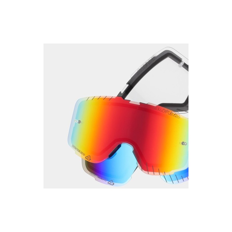 gafas infantiles off road acerbis vanguard kid mirror 0027526 343 rojo blanco