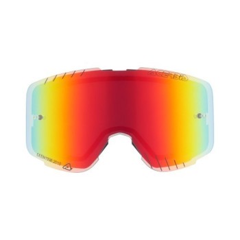 lente espejo acerbis vanguard kid 0027529 110 roja para gafas off road infantiles