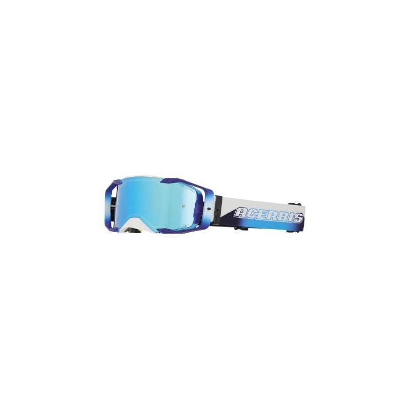 gafas off road acerbis vortex mirror 0027785 motocross enduro lente espejo banco azul