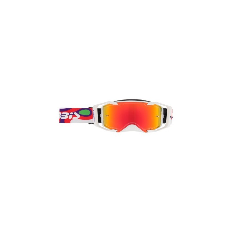 gafas off road acerbis vortex mirror 0027785 motocross enduro lente espejo blanco rojo