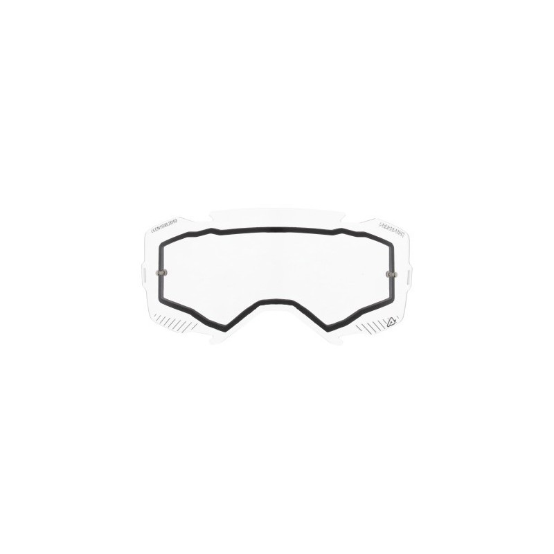 doble lente acerbis vortex 0027790 120 transparente antivaho para gafas off road