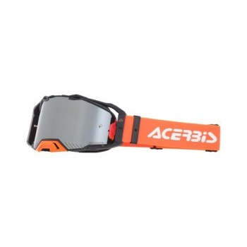gafas off road acerbis vulcan mirror 0027508 motocross enduro lente espejo naranja