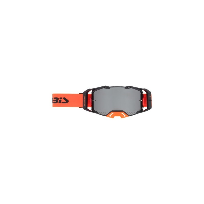 gafas off road acerbis vulcan mirror 0027508 motocross enduro lente espejo naranja