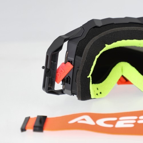 gafas off road acerbis vulcan mirror 0027508 motocross enduro lente espejo naranja