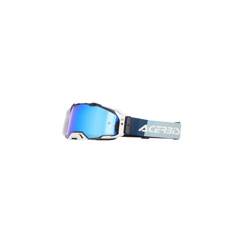 gafas off road acerbis vulcan mirror 0027508 motocross enduro lente espejo blanco neg