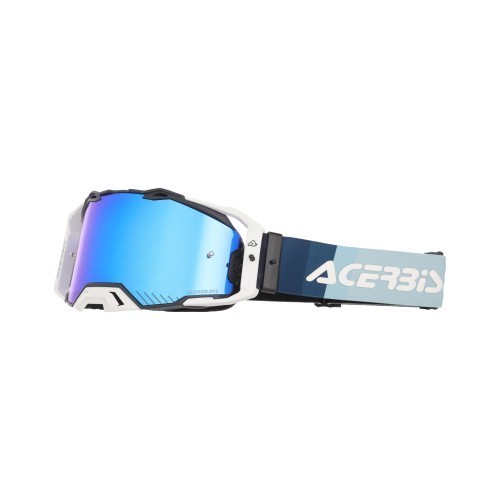 gafas off road acerbis vulcan mirror 0027508 motocross enduro lente espejo blanco neg