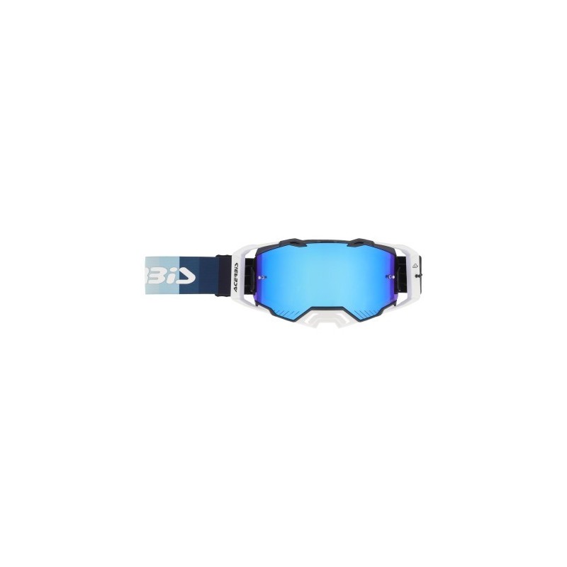 gafas off road acerbis vulcan mirror 0027508 motocross enduro lente espejo blanco neg