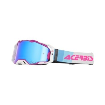 gafas off road acerbis vulcan mirror 0027508 motocross enduro lente espejo purple