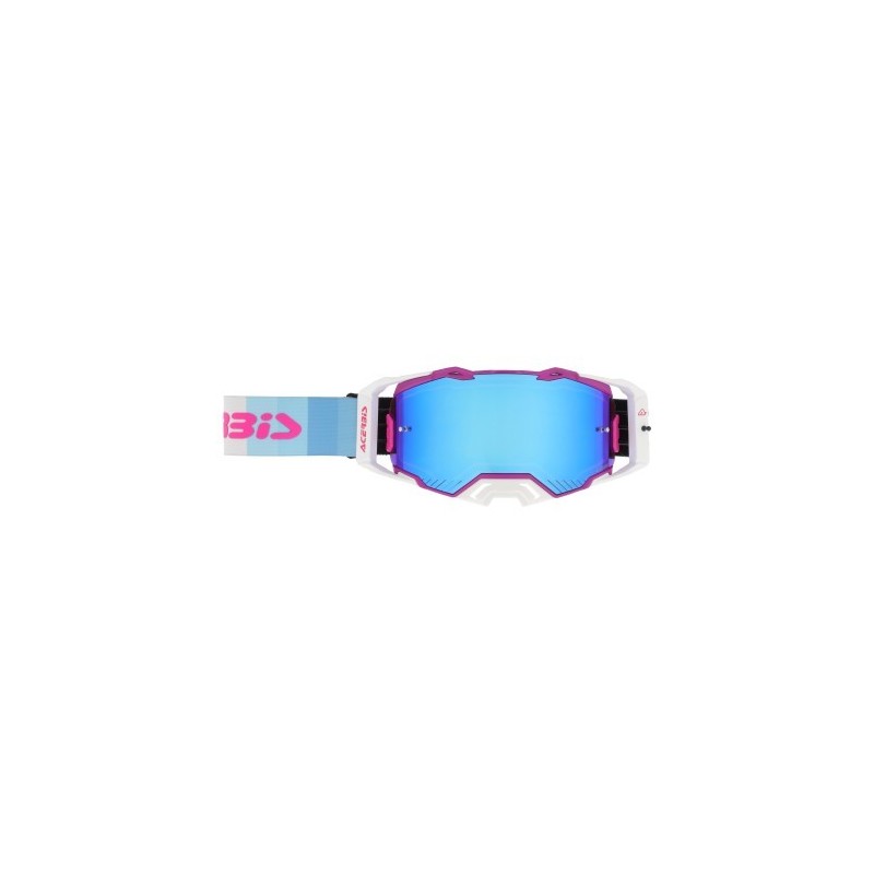 gafas off road acerbis vulcan mirror 0027508 motocross enduro lente espejo purple