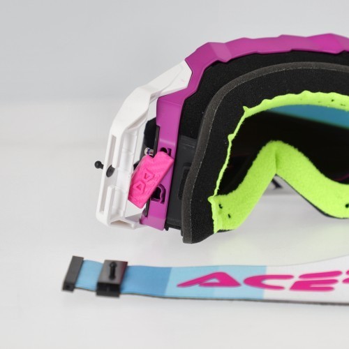 gafas off road acerbis vulcan mirror 0027508 motocross enduro lente espejo purple