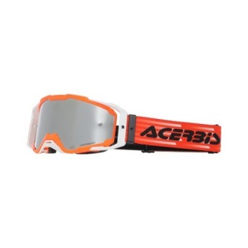 gafas off road acerbis vitrion mirror 0027520 motocross enduro lente espejo naranja negro