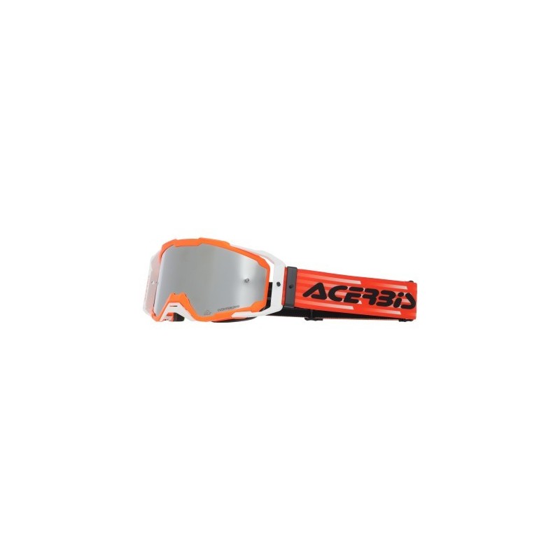 gafas off road acerbis vitrion mirror 0027520 motocross enduro lente espejo naranja negro