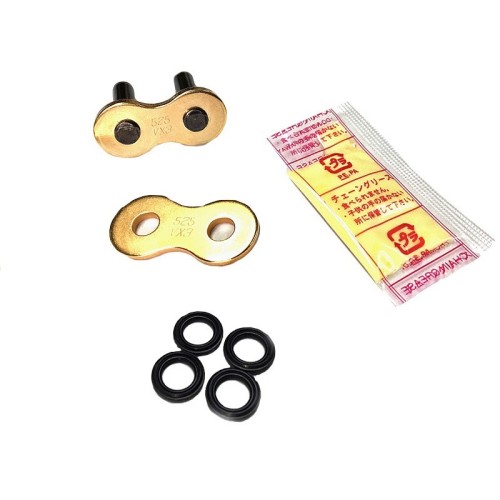 enganche de cadena did 284259992 525 vx3 g b zj remache dorado negro