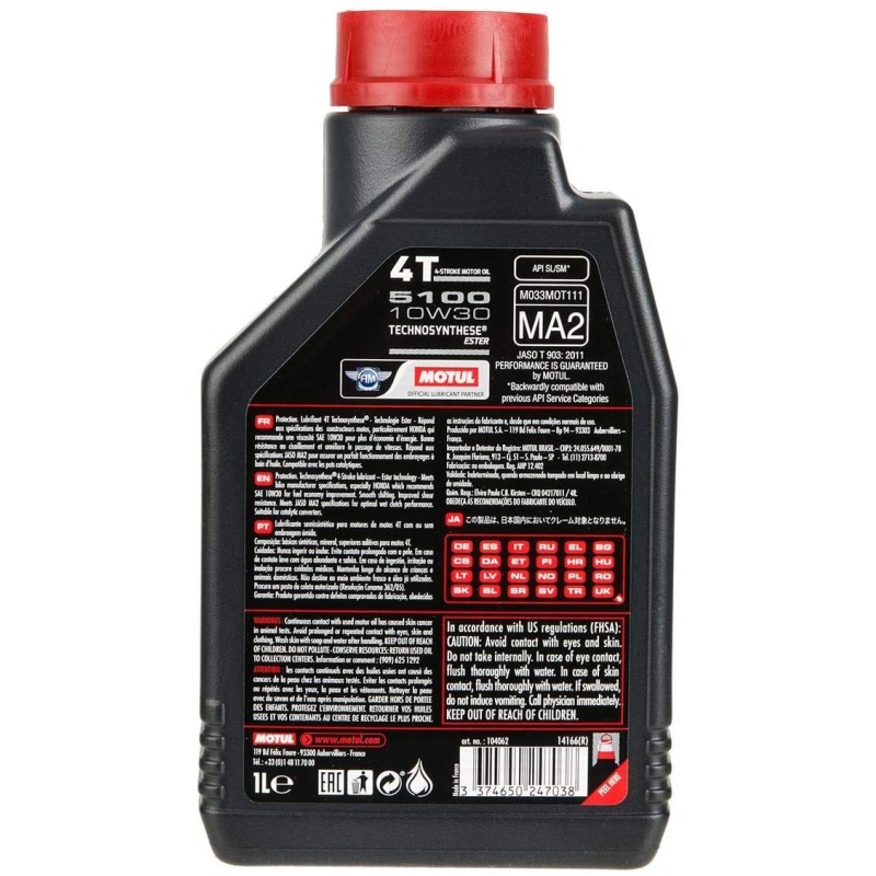 aceite motul 5100 10w30 4t 1l 104062