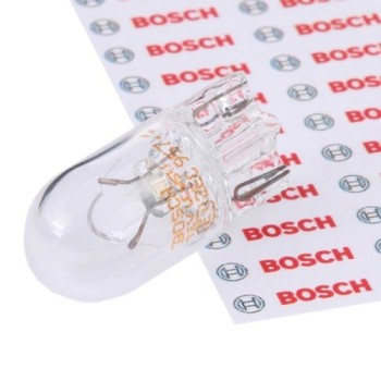 bombilla auxiliar bosch pure light w5w 12v 5w pack 10 unidades 1987302206