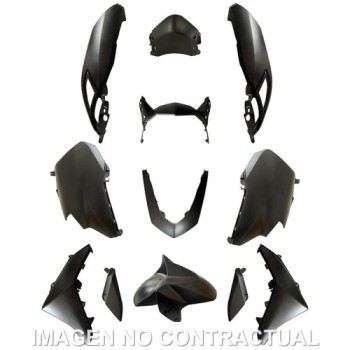 kit plasticos hert yamaha n max 125 11 pzas gris mate metalizado