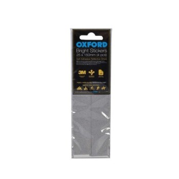 adhesivos reflectantes oxford re462 bright stickers 25 x 150 mm 4 piezas
