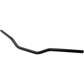 manillar moto trw mcl127ss superbike elegance acero negro 22 mm