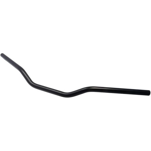manillar moto trw mcl127ss superbike elegance acero negro 22 mm