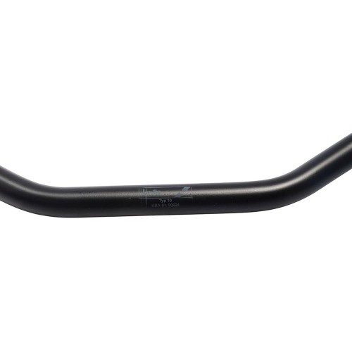 manillar moto trw mcl127ss superbike elegance acero negro 22 mm