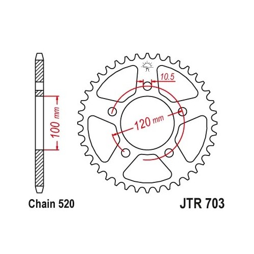 Kit de transmision Aprilia RS660 Regina ZRT