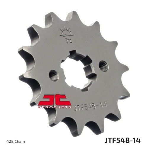 Kit de transmisión Yamaha YBR 125 2007-2014 JT Sprockets 14/45 con cadena Regina 420 120 pasos
