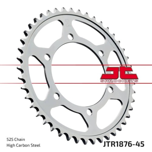 Kit de transmisión Yamaha Tracer 7 2021-2024 JT Sprockets 16/45 con cadena Regina ZRT 525 116 pasos