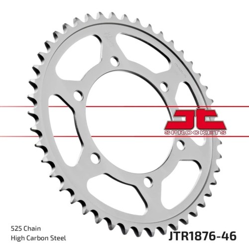 Kit de transmisión Yamaha Ténéré 700 2021-2025 JT Sprockets 15/46 con cadena Regina ZRE 525 122 pasos