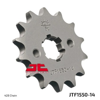 Kit de transmisión Yamaha YZF-R15 2018-2021 JT Sprockets 14/52 con cadena Regina ZRT 428 130 pasos 2
