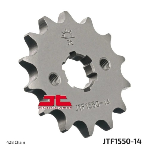 Kit de transmisión Yamaha YZF-R15 2018-2021 JT Sprockets 14/52 con cadena Regina ZRT 428 130 pasos